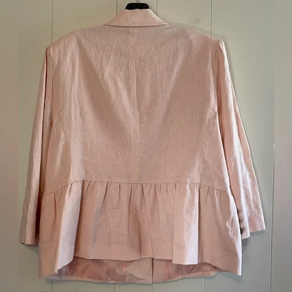 EUC Cato 3/4 Sleeve Linen Blend Women’s Blazer - Picture 2 of 7